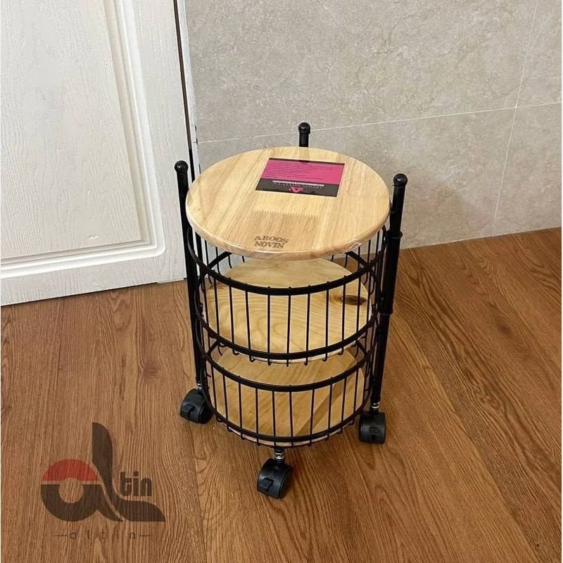 جاپیازی 2 طبقه صدف فلزی عروس نوین (مشکی)
