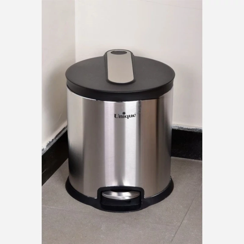 سطل زباله استیل یونیک مدل 2450 سایز14 لیتری