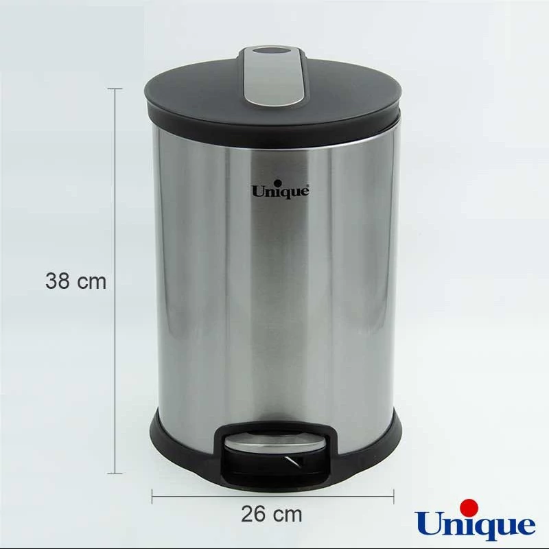 سطل زباله 12 استیل باآرام بند UN-4420