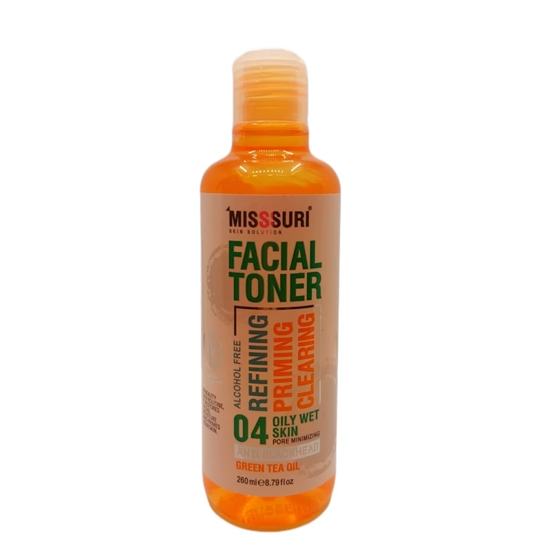 تونر پوست چرب  میسوری  misssuri facial toner حجم 260 میلی لیتر