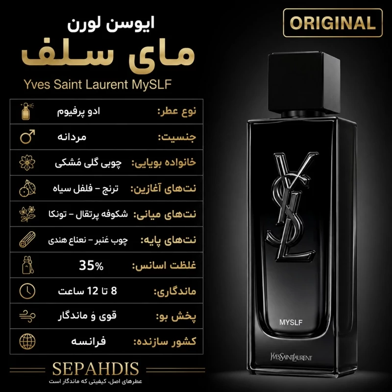 عطر ایوسن لورن مای سلف (واردات مستقیم از فرانسه)
