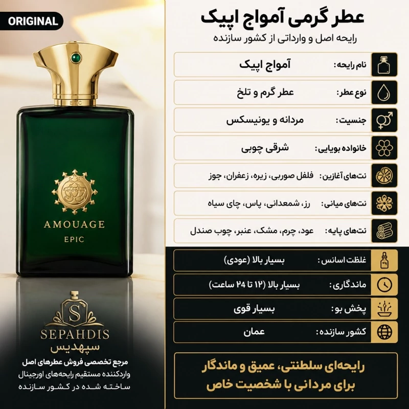 عطر امواج اپیک (وارداتی مستقیم از عمان)