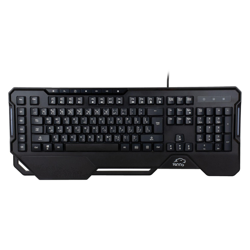 کیبورد گیمینگ تسکو مدل GK 8126، سوییچ ممبران، Full-Size، نورپردازی RGB