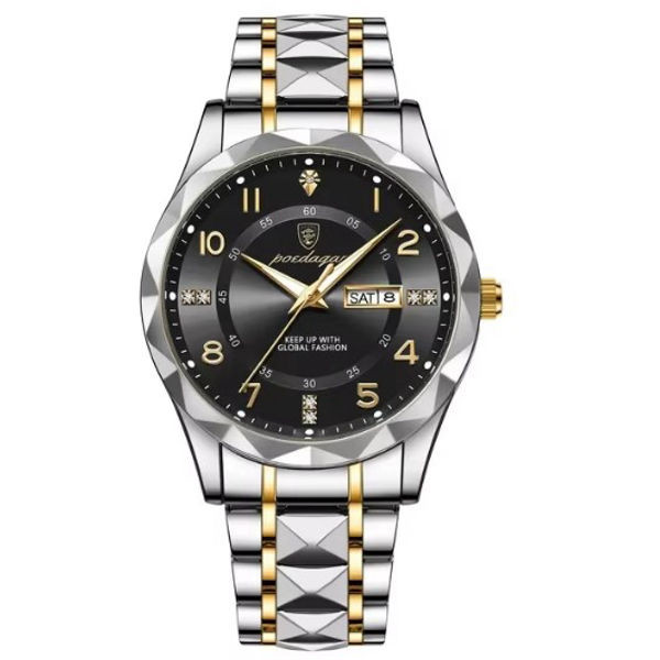 ساعت مچی عقربه‌ای کوارتز مردانه پوداگار مدل Luxury 858B