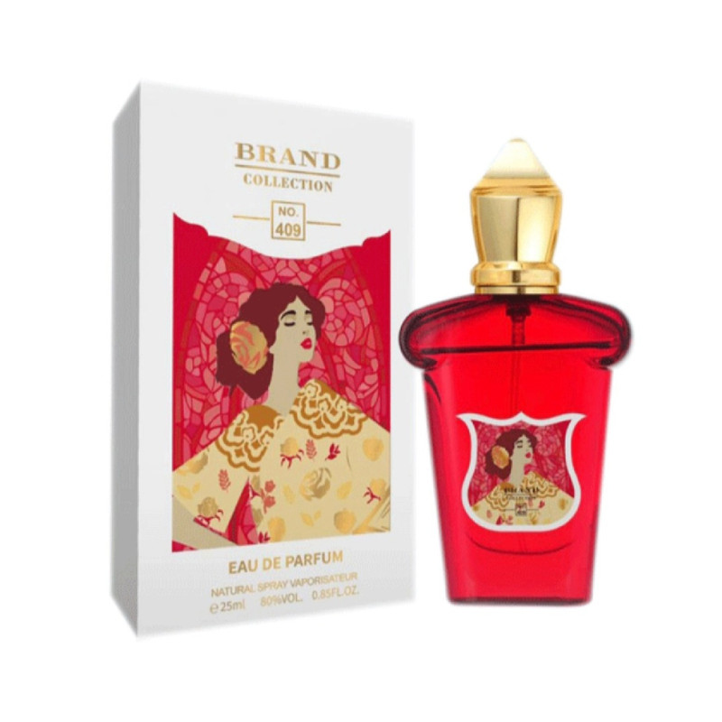 عطر جیبی زنانه برند کالکشن مدل 409 با رایحه گرم حجم 25 میلی‌لیتر