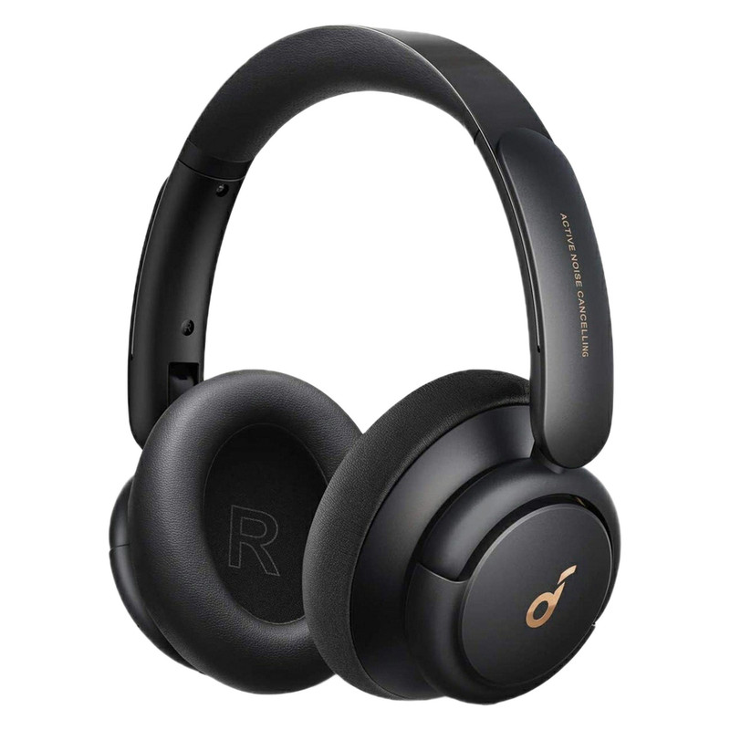 هدفون بلوتوثی انکر مدل SoundCore Life Q30 با نویز کنسلینگ فعال (ANC)، درگاه شارژ USB Type-C، دارای میکروفون دوگانه با حذف نویز، مجهز به فناوری Hi-Res Audio، دارای حالت Transparency برای شنیدن صدای محیط