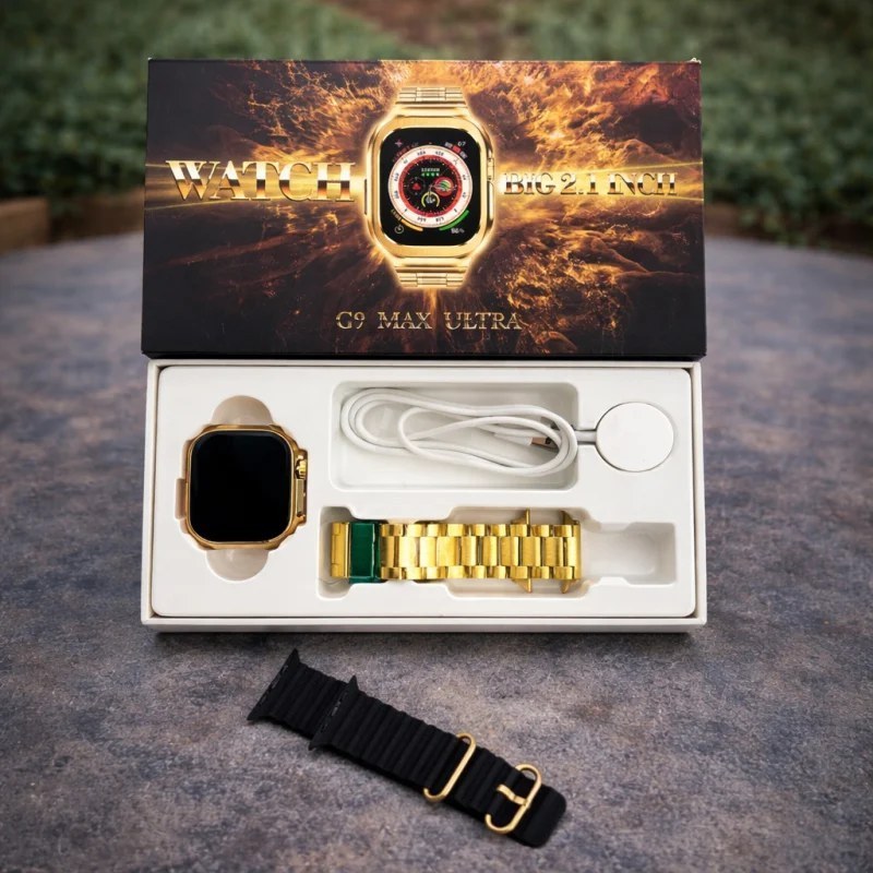 ساعت هوشمند G9 MAX ULTRA با 2 بند اضافه