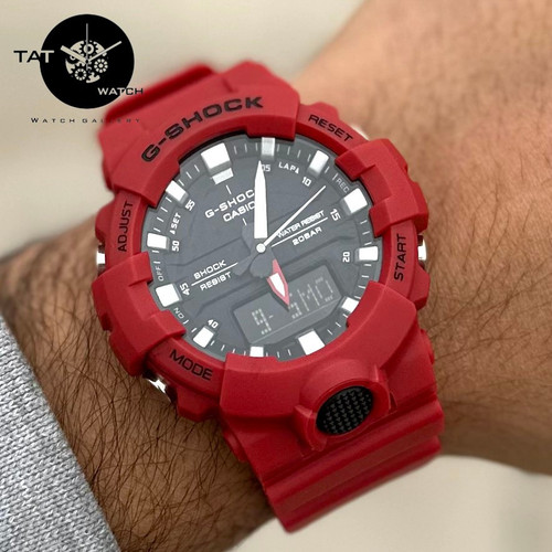 ساعت مردانه زنانه اسپرت جی شاک GA 800 موتور ژاپن یکسال گارانتی جعبه ارسال رایگان G-Shock ساعت مچی