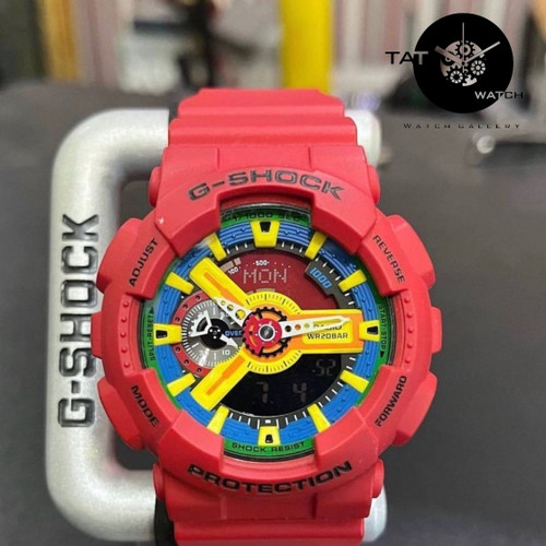 ساعت مچی جی شاک Ga110 یک سال گارانتی جعبه ارسال رایگان رنگبندی G-Shock