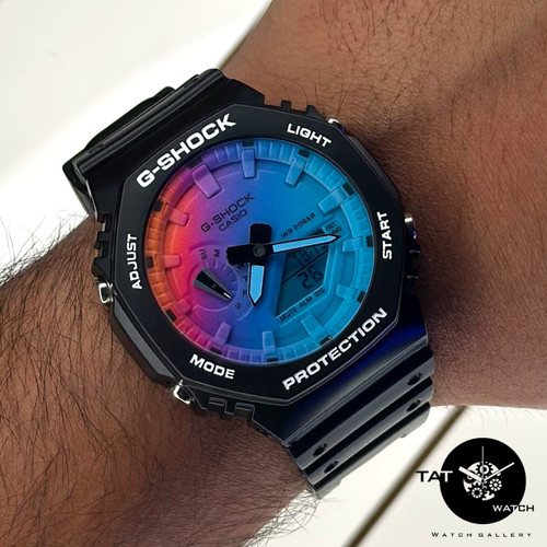 ساعت جی شاک مردانه زنانه Ga2100 موتور ژاپن تنظیم خودکار باگارانتی کاسیو G-shock ساعت مچی