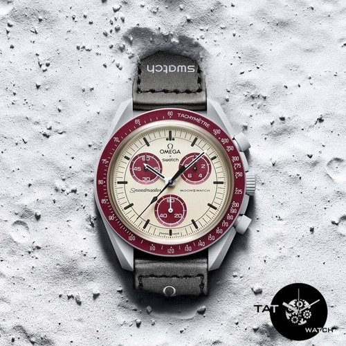 ساعت مردانه زنانه امگا سواچ پلوتو Pluto سه موتوره کرنو گارانتی جعبه ارسال رایگان omega swatch ساعت مچی