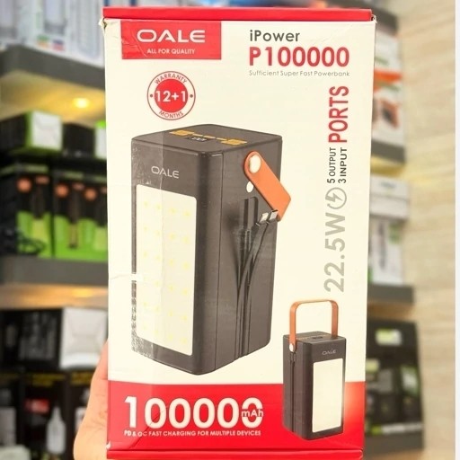 پاوربانک 100 هزار میلی آمپر OALE iPower P100000 اورجینال قیمت عالی