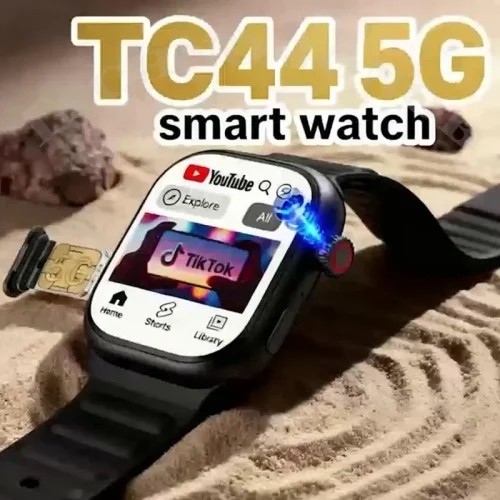 ساعت هوشمند سیمکارت خور Telzeal TC44 5G اصلی Amoled دوربین دار بهمراه 3 عدد بند ریجستری قیمت عالی