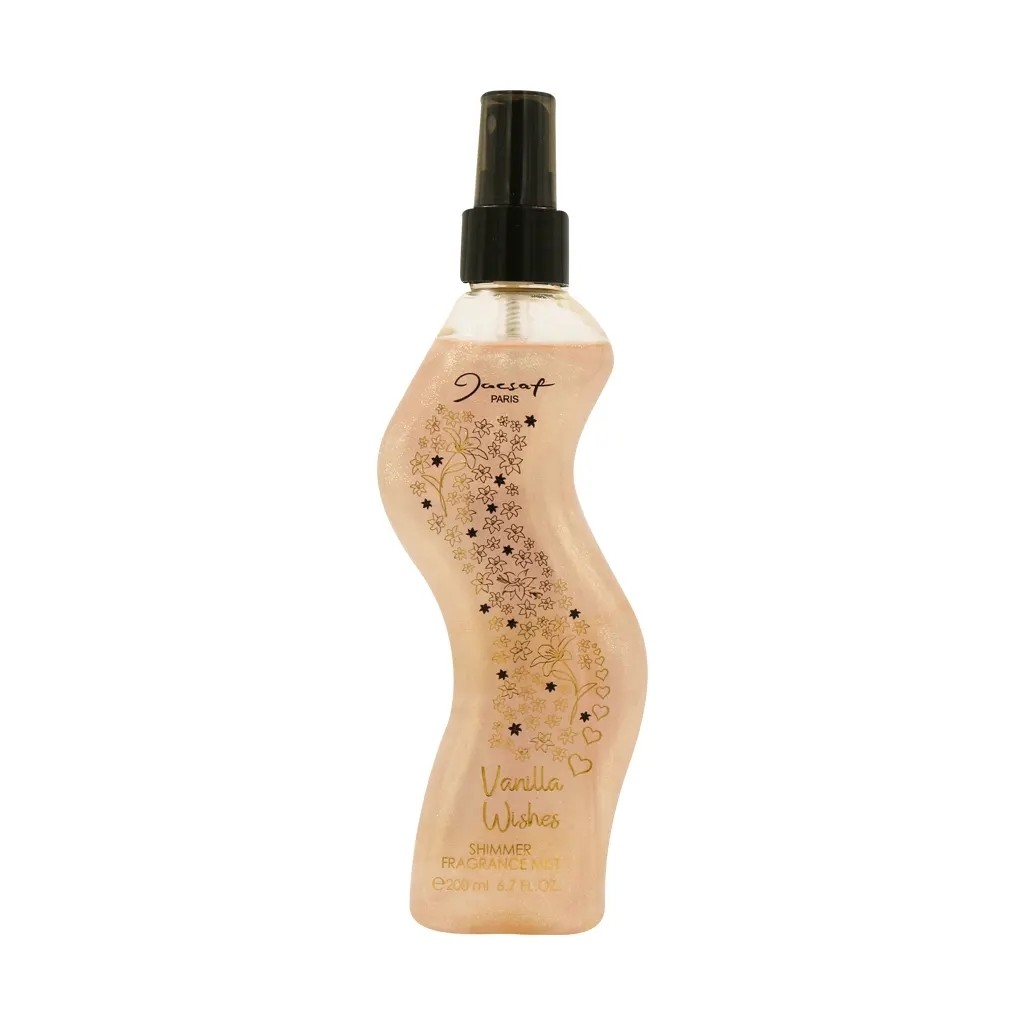 بادی اسپلش زنانه شاین دار ژک ساف مدل Vanilla Wishers حجم 200 میلی لیتر
