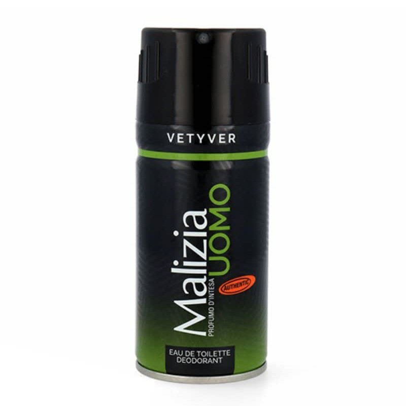 اسپری مالیزیا یومو مدل وتیور Malizia Uomo Vetyver Spray 150ml