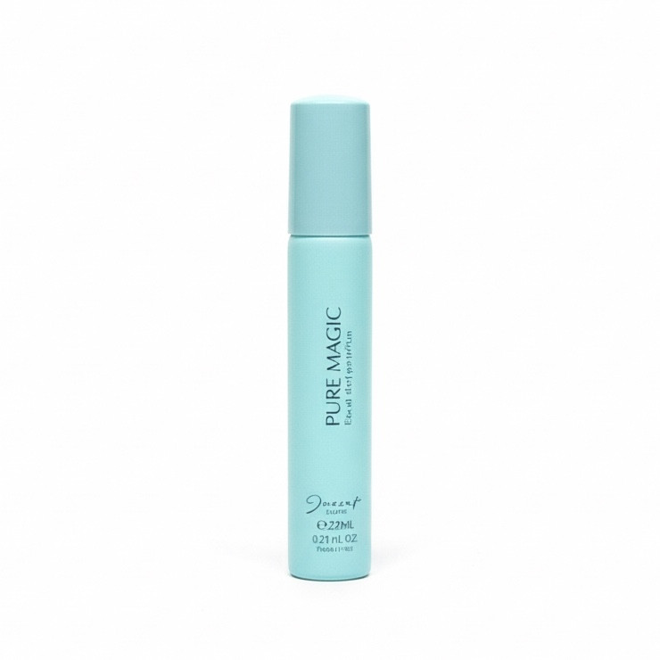عطر جیبی زنانه ژک ساف مدل PURE MAGIC با رایحه شیرین و خنک حجم 22 میلیلیتر