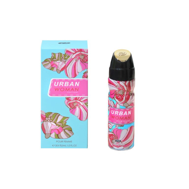 عطر جیبی زنانه عماد آرا مدل Urban با رایحه شیرین حجم 30 میلیلیتر