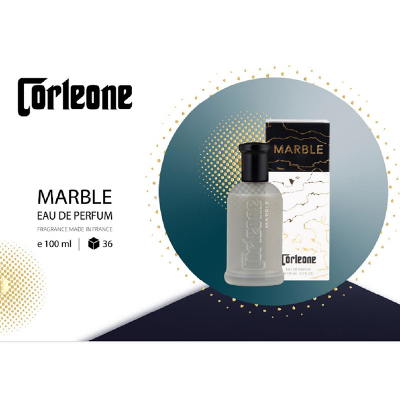 ادو پرفیوم مردانه کورلئونه مدل Marble با رایحه خنک حجم 100 میلیلیتر