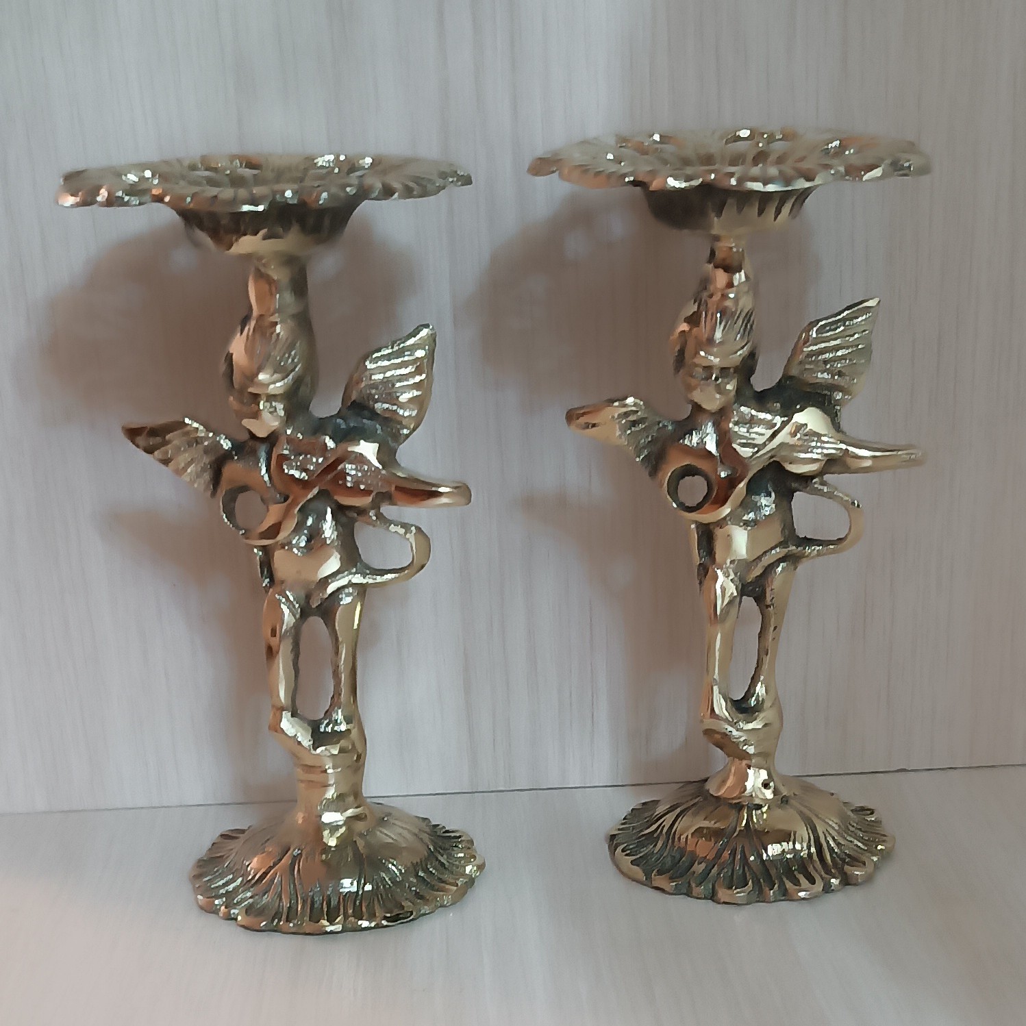 جاشمعی برنجی طرح فرشته کد 321