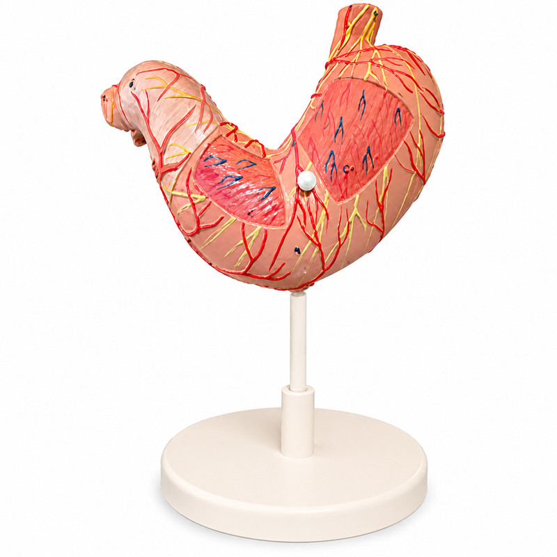کیت آموزشی مدل مولاژ معده انسان دو قسمتی کد Life Size به همراه پایه