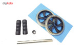 چرخ تمرین شکم مدل double wheel