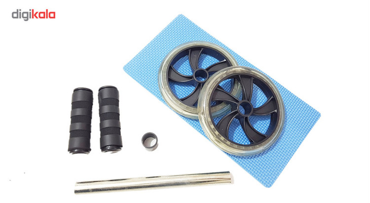 چرخ تمرین شکم مدل double wheel