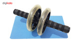 چرخ تمرین شکم مدل double wheel