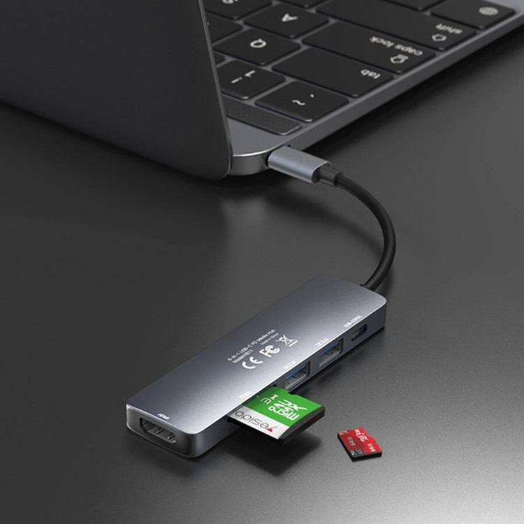هاب 6 پورت USB-C مدل HDTV4K