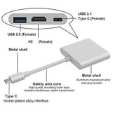 هاب 3 پورت USB-C مدل MUL TIPOPR