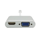 مبدل USB-C به HDMI/VGA مدل ph3206