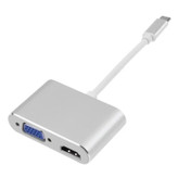 مبدل USB-C به HDMI/VGA مدل ph3206