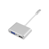 مبدل USB-C به HDMI/VGA مدل ph3206