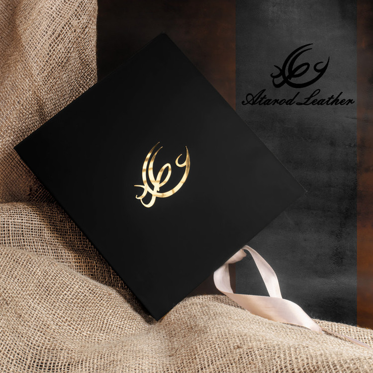 ست هدیه مردانه چرم عطارد مدل چرم طبیعی کد A48
