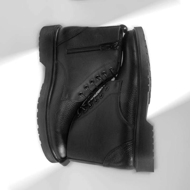 نیم بوت مردانه چرم عطارد مدل چرم طبیعی کد SH25