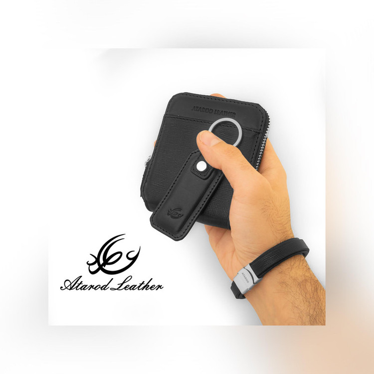 ست هدیه مردانه چرم عطارد مدل چرم طبیعی کد A97