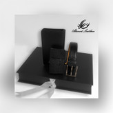ست هدیه مردانه چرم عطارد مدل چرم طبیعی کد A39