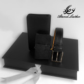 ست هدیه مردانه چرم عطارد مدل چرم طبیعی کد A39