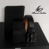 ست هدیه مردانه چرم عطارد مدل چرم طبیعی کد A39