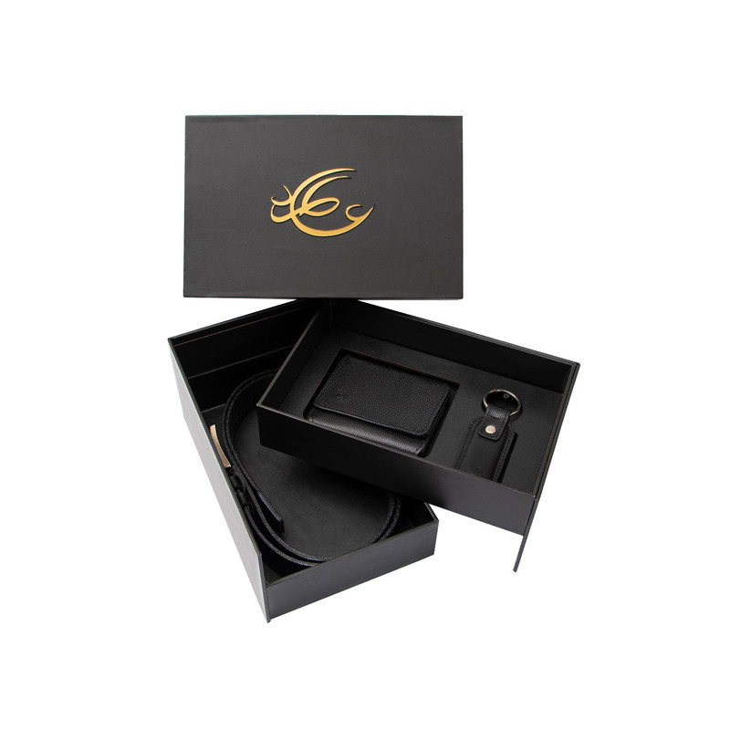 ست هدیه مردانه چرم عطارد مدل چرم طبیعی کد A122