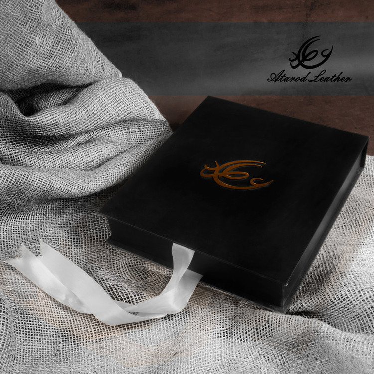 ست هدیه مردانه چرم عطارد مدل چرم طبیعی کد A50