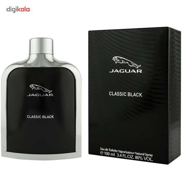 ادو تویلت مردانه جگوار مدل Classic Black حجم 100 میلی لیتر