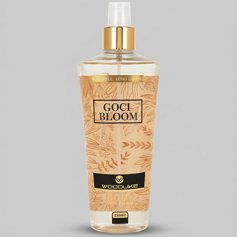 بادی اسپلش زنانه وودلایک مدل GOCI BLOOM حجم 250 میلی‌لیتر