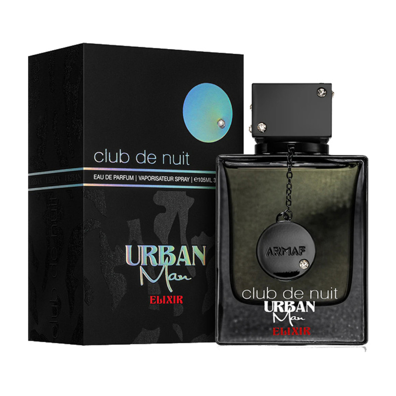 ادو پرفیوم مردانه آرماف مدل club de nuit urban elixir با رایحه خنک حجم 105 میلی لیتر