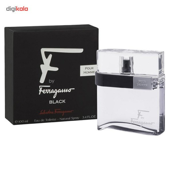 ادو تویلت مردانه سالواتوره فراگامو مدل F By Ferragamo Black حجم 100 میلی لیتر