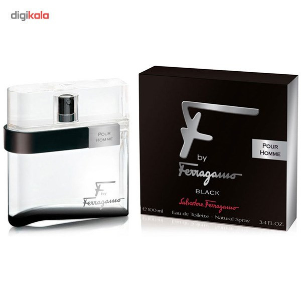 ادو تویلت مردانه سالواتوره فراگامو مدل F By Ferragamo Black حجم 100 میلی لیتر