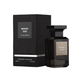 ادو پرفیوم مردانه الحمبرا مدل WOODY OUD حجم 80 میلی لیتر