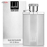 ادو تویلت مردانه دانهیل مدل Desire Silver حجم 100 میلی لیتر