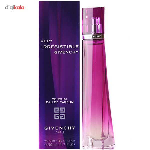 ادو پرفیوم زنانه ژیوانشی مدل Very Irresistible Givenchy Sensual حجم 50 میلی لیتر
