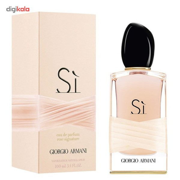 ادو پرفیوم زنانه جیورجیو آرمانی مدل Si Rose Signature حجم 100 میلی لیتر