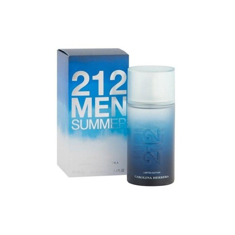 ادو تویلت مردانه کارولینا هررا مدل 212 Men Summer حجم 100 میلی لیتر